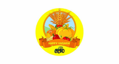 Happy Vaisakhi Sticker (sheet of 15)