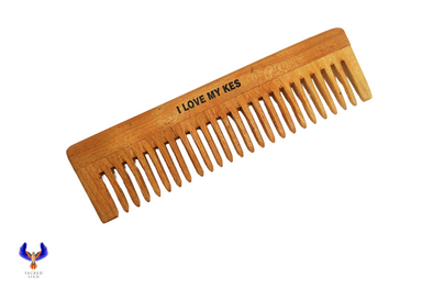 Neem Wood Wide Tooth Comb - I Love My Kes