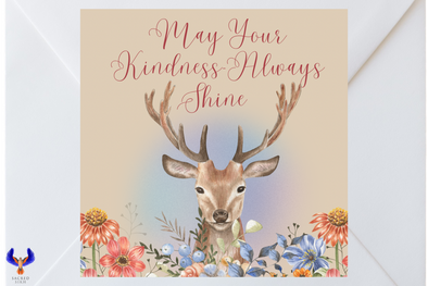 Stag Kindness Greeting Card