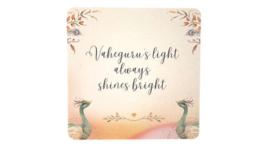 Vaheguru's light always shines bright -  Thin Magnet