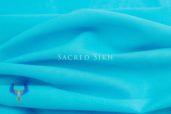 Aqua Turban Material - Sacred Sikh