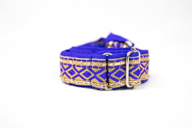 Gatra Blue and Gold Diamond Small 1 Inch - Sacred Sikh
