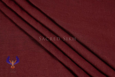 Sacred Sikh Turban Material Merry Maroon Folded