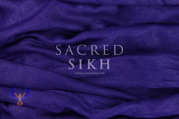 Midnight Blue - Tasar - Turban Material - Sacred Sikh