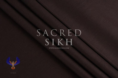 Midnight Brown - Turban Material - Sacred Sikh