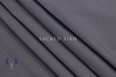 Powder Grey Turban Material - Turban Material - Sacred Sikh