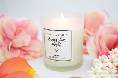 Sacred Sikh Soy Wax Candle - Jasmine