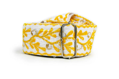 Gatra White with Yellow Embroidery