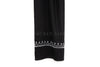 Hazuriya Black with White Stitching 2.25m - Clothing - Sacred Sikh