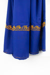 Hazuriya Royal Blue with Orange Stitching 2.25m - Sacred Sikh