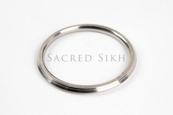 Steel Kara with Ridge - Thick Weight - Sacred Sikh