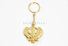 Khanda Key Ring Gold - Sacred Sikh