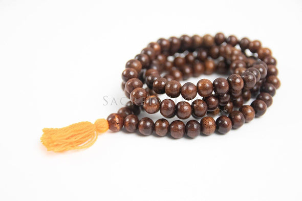 Mala Wooden Brown Large Bead - Malas - Sacred Sikh
