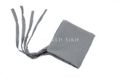 Snow Grey Patka - Patka - Sacred Sikh