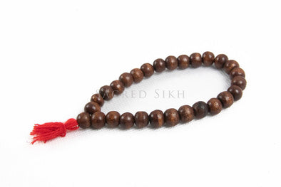 Wooden Simarna - Dark Brown - Malas - Sacred Sikh