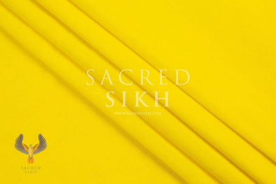 Shock Wave Yellow - Turban Material - Sacred Sikh