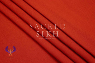 Tomato Red - Turban Material - Sacred Sikh