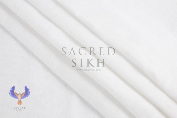 White - Turban Material - Sacred Sikh