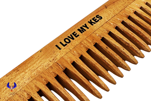 Neem Wood Wide Tooth Comb - I Love My Kes