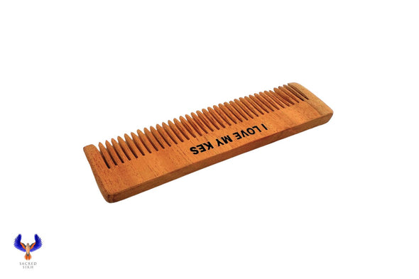 Neem Wood Mini/ Baby Comb - I Love My Kes (hair)