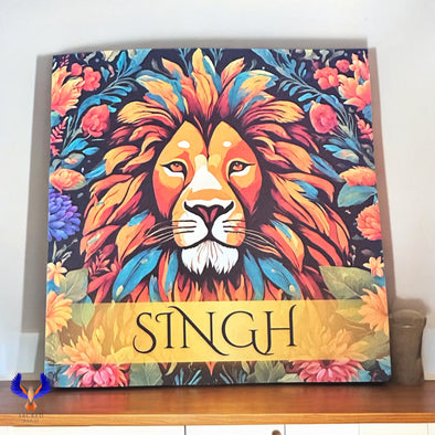 Singh Lion Notebook - Square