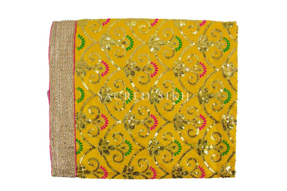 Rumalla Sahib Double Yellow Royal Design