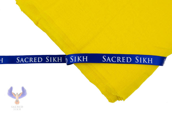 Bumblebee Yellow Turban Material - Turban Material - Sacred Sikh