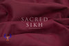 Deep Raspberry - Sacred Sikh