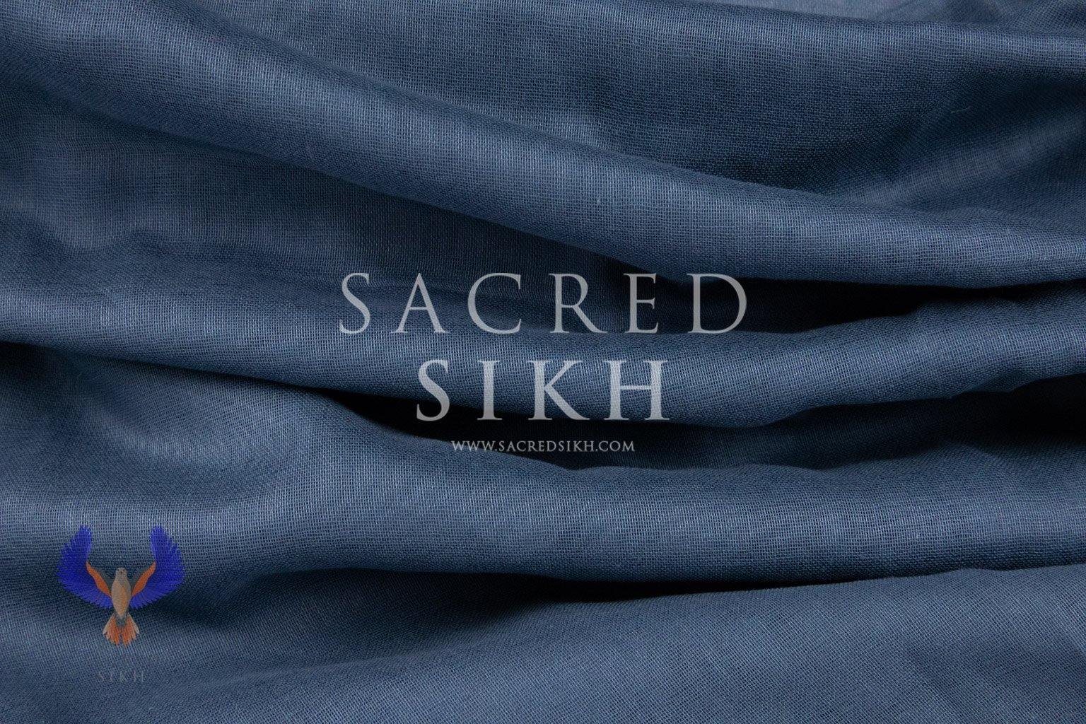 Grey vs Blue Turban Material – Sacred Sikh