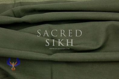 Khaki Green - Turban Material - Sacred Sikh