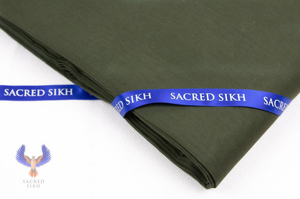 Khaki Green - Turban Material - Sacred Sikh