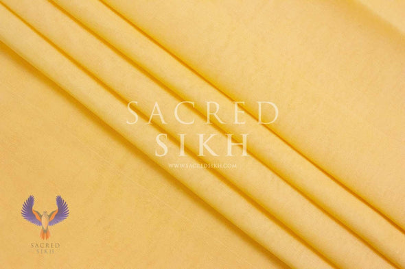 Mellow Yellow - Turban Material - Sacred Sikh