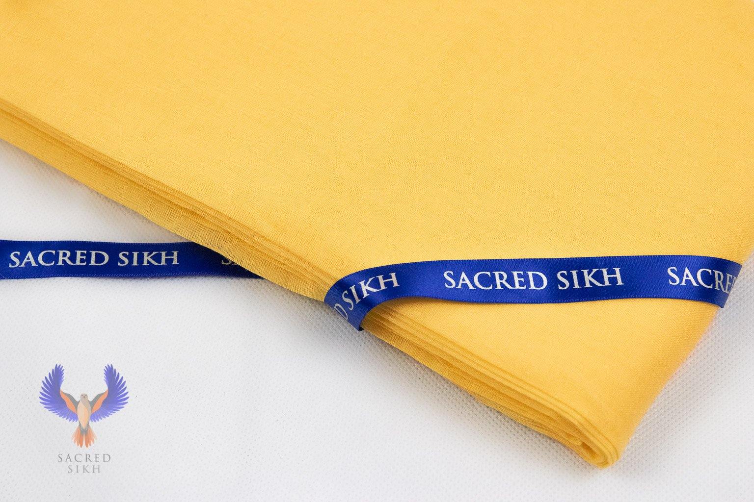Mellow Yellow Turban Material – Sacred Sikh
