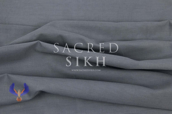 Metal Grey - Turban Material - Sacred Sikh