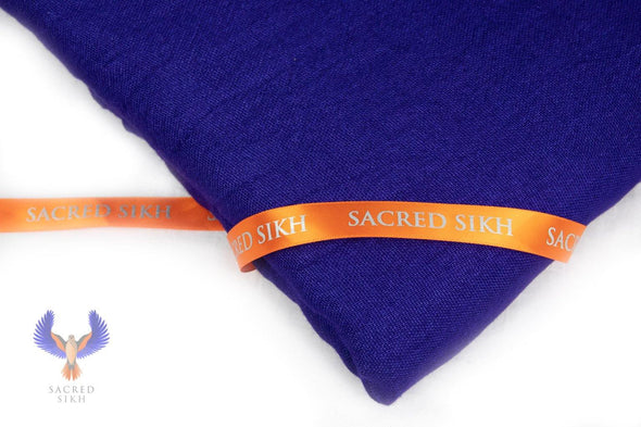 Midnight Blue - Tasar - Turban Material - Sacred Sikh