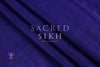 Midnight Blue - Tasar - Turban Material - Sacred Sikh