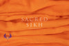 Orange (Kesri) - Tasar - Turban Material - Sacred Sikh