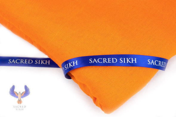 Orange (Kesri) - Tasar - Turban Material - Sacred Sikh