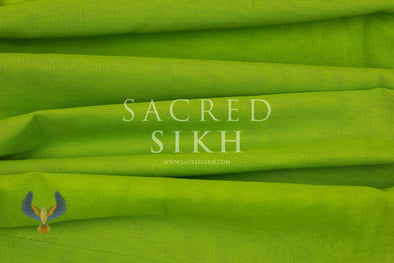 Parrott Green - Turban Material - Sacred Sikh