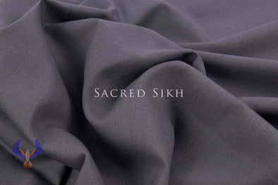 Powder Grey Turban Material - Turban Material - Sacred Sikh