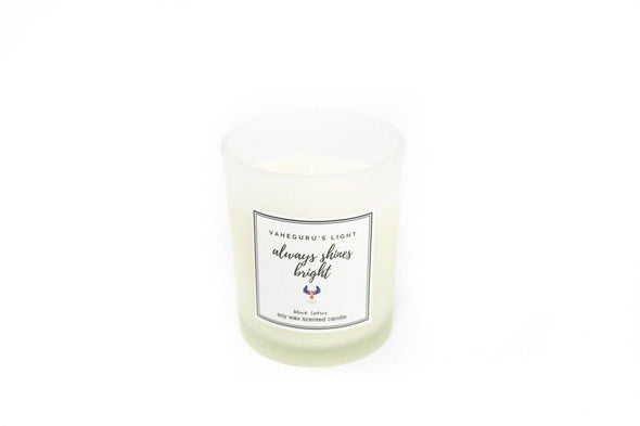 Sacred Sikh Soy Wax Candle - Blue Lotus - Sacred Sikh