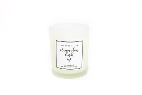 Sacred Sikh Soy Wax Candle - Sandalwood - Sacred Sikh