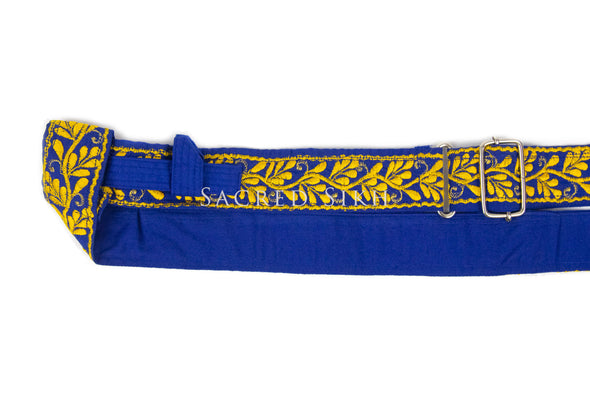 Gatra Blue with Yellow Embroidery