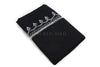 Hazuriya Black with White Stitching 2.25m - Clothing - Sacred Sikh