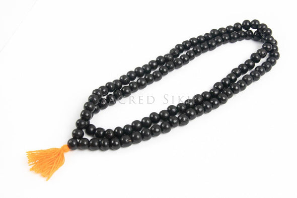 Mala Wooden Black Large Bead - Malas - Sacred Sikh