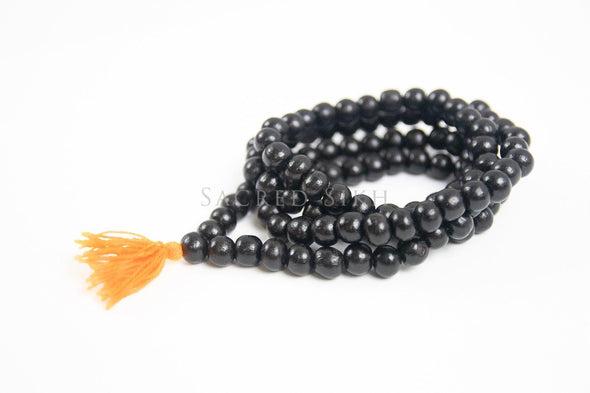 Mala Wooden Black Large Bead - Malas - Sacred Sikh