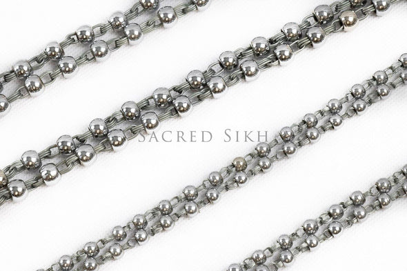 Sarbloh Mala with Chrome Polish - Malas - Sacred Sikh