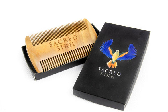 Sacred Sikh Sandalwood Beard Comb - Accessories - Sacred Sikh