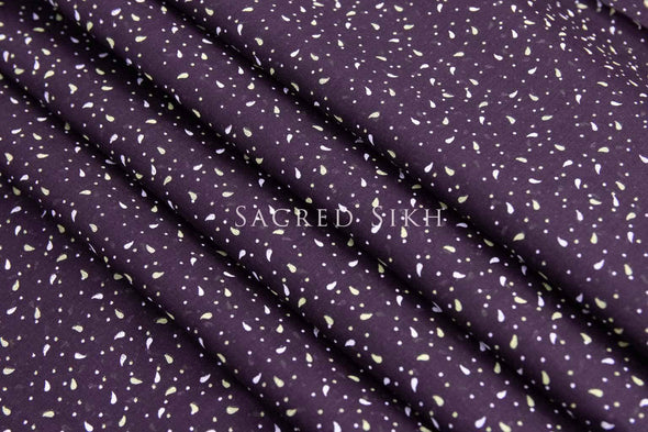 Mulberry Splash Turban Material -  - Sacred Sikh