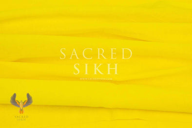 Shock Wave Yellow - Turban Material - Sacred Sikh